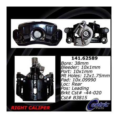 Centric Posi Quiet Loaded Caliper , Posi Quiet 142.62589